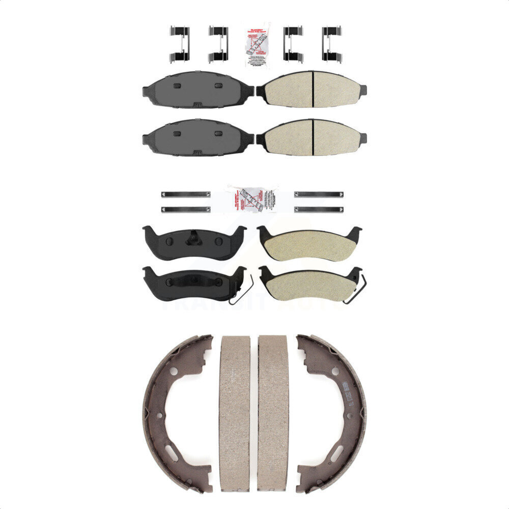 Transit Auto - KNN-100622 - Front and Rear Disc Brake Pad Kits
