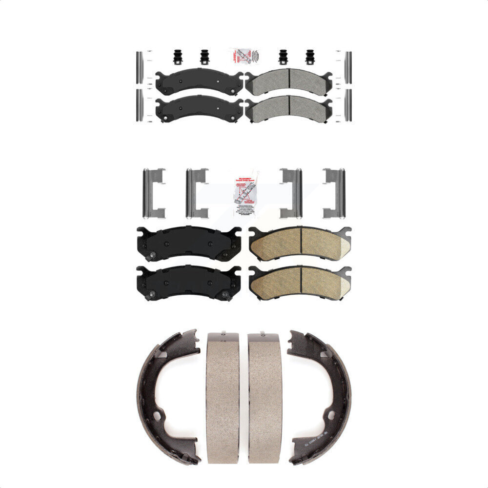 Transit Auto - KNN-100627 - Front and Rear Disc Brake Pad Kits