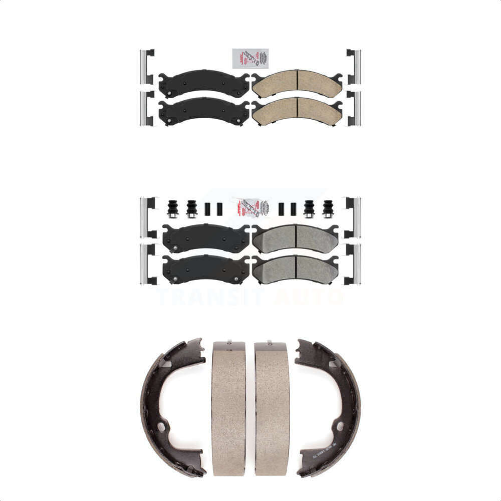 Transit Auto - KNN-100630 - Front and Rear Disc Brake Pad Kits