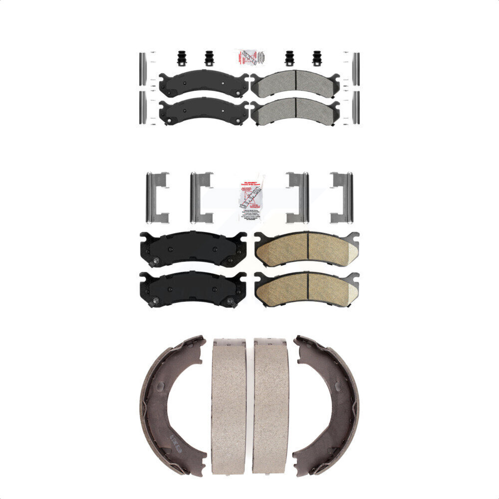 Transit Auto - KNN-100631 - Front and Rear Disc Brake Pad Kits