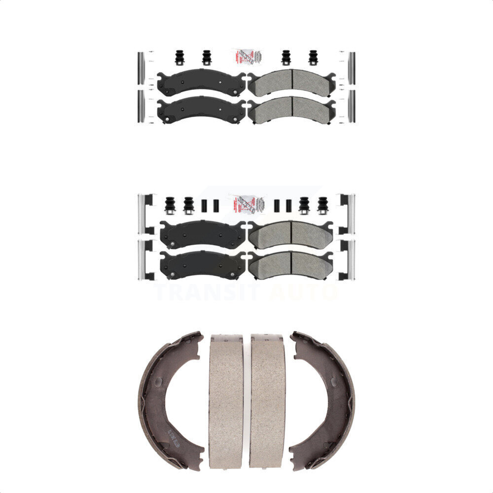 Transit Auto - KNN-100633 - Front and Rear Disc Brake Pad Kits
