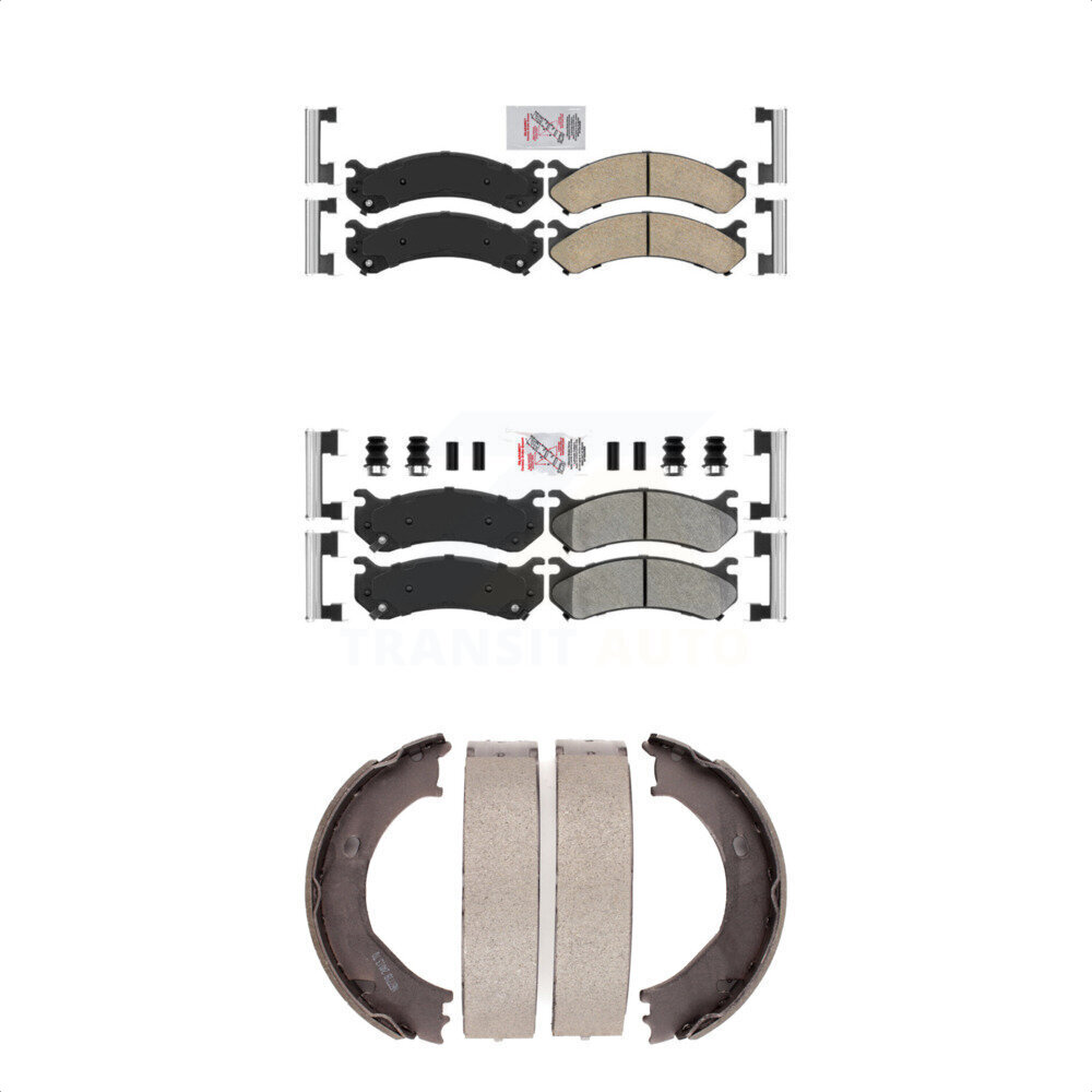 Transit Auto - KNN-100634 - Front and Rear Disc Brake Pad Kits