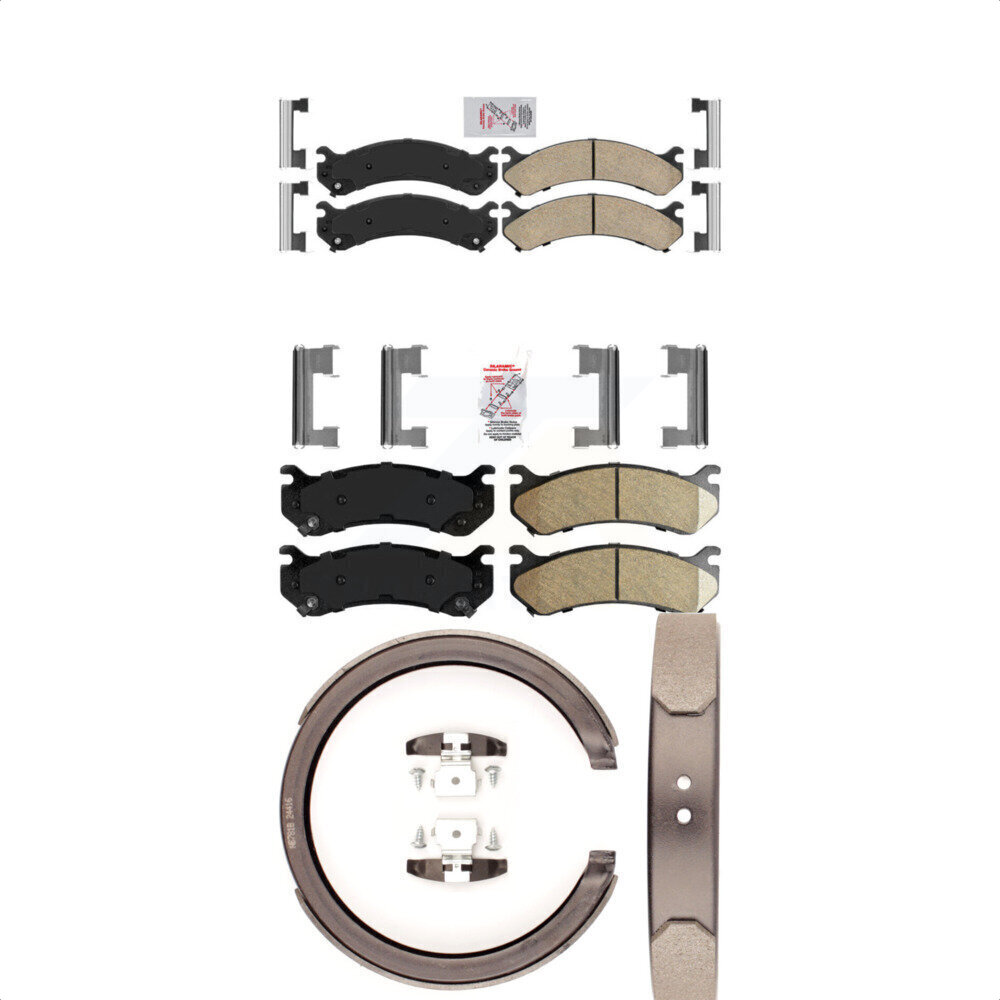 Transit Auto - KNN-100640 - Front and Rear Disc Brake Pad Kits