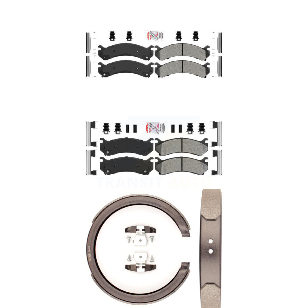 Transit Auto - KNN-100641 - Front and Rear Disc Brake Pad Kits