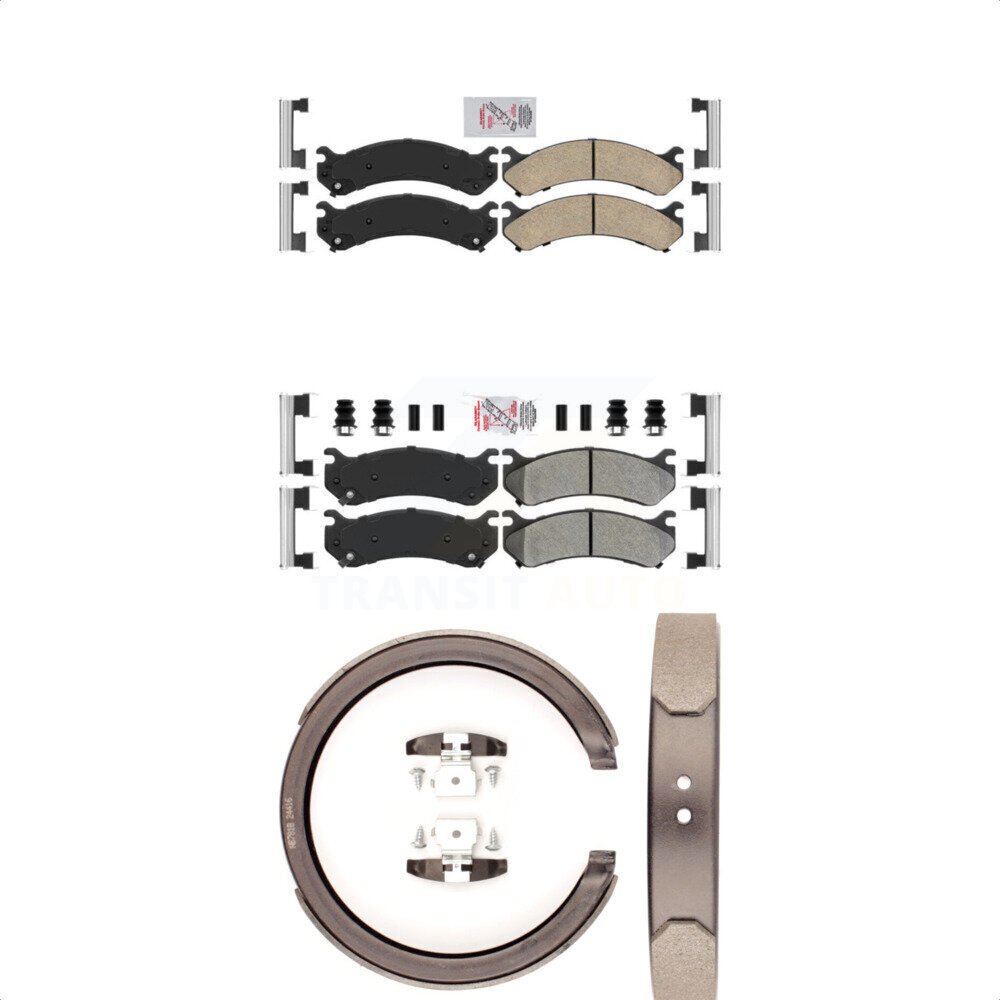 Transit Auto - KNN-100642 - Front and Rear Disc Brake Pad Kits