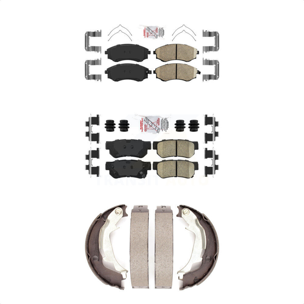 Transit Auto - KNN-100645 - Front and Rear Disc Brake Pad Kits