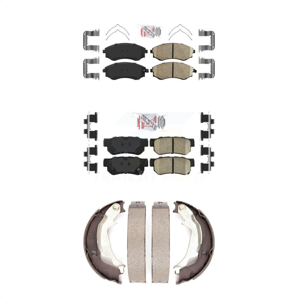Transit Auto - KNN-100646 - Front and Rear Disc Brake Pad Kits