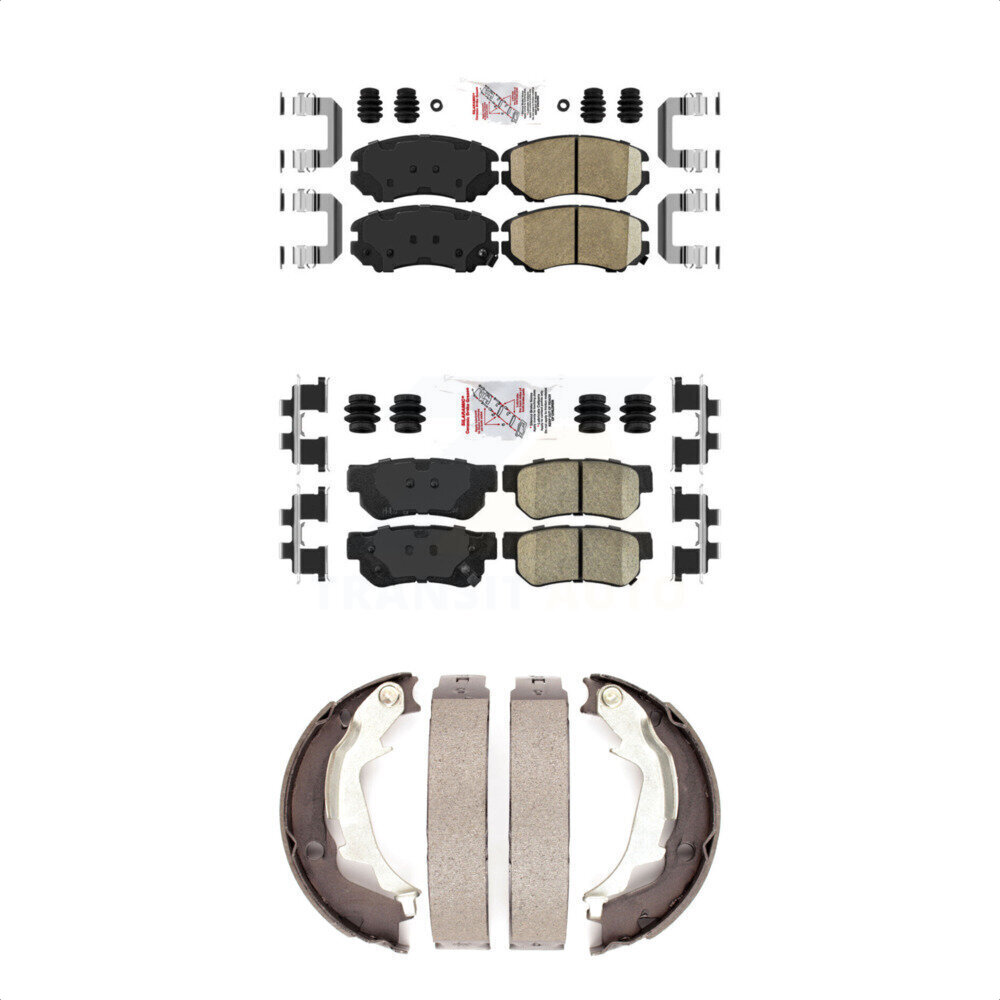 Transit Auto - KNN-100649 - Front and Rear Disc Brake Pad Kits