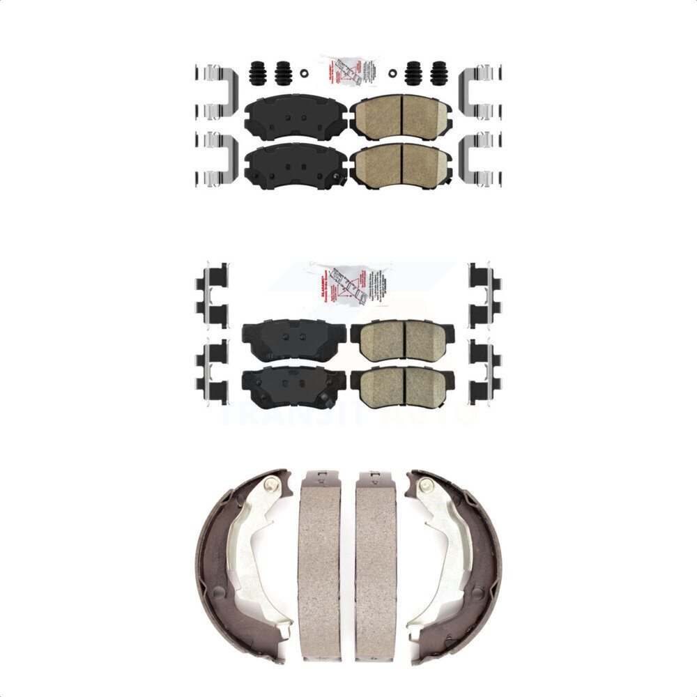 Transit Auto - KNN-100651 - Front and Rear Disc Brake Pad Kits