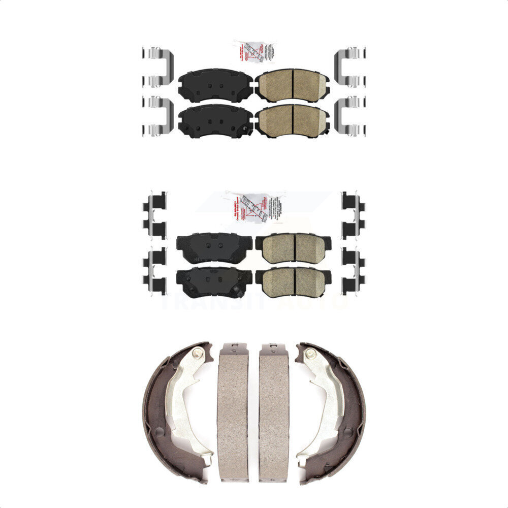 Transit Auto - KNN-100652 - Front and Rear Disc Brake Pad Kits