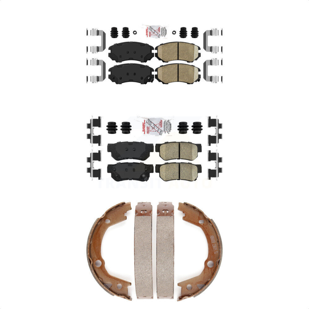 Transit Auto - KNN-100653 - Front and Rear Disc Brake Pad Kits