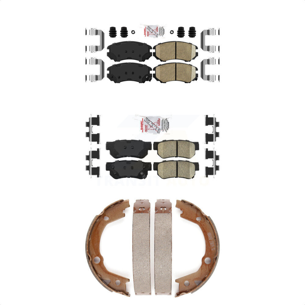 Transit Auto - KNN-100657 - Front and Rear Disc Brake Pad Kits