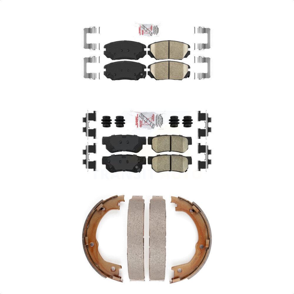 Transit Auto - KNN-100661 - Front and Rear Disc Brake Pad Kits