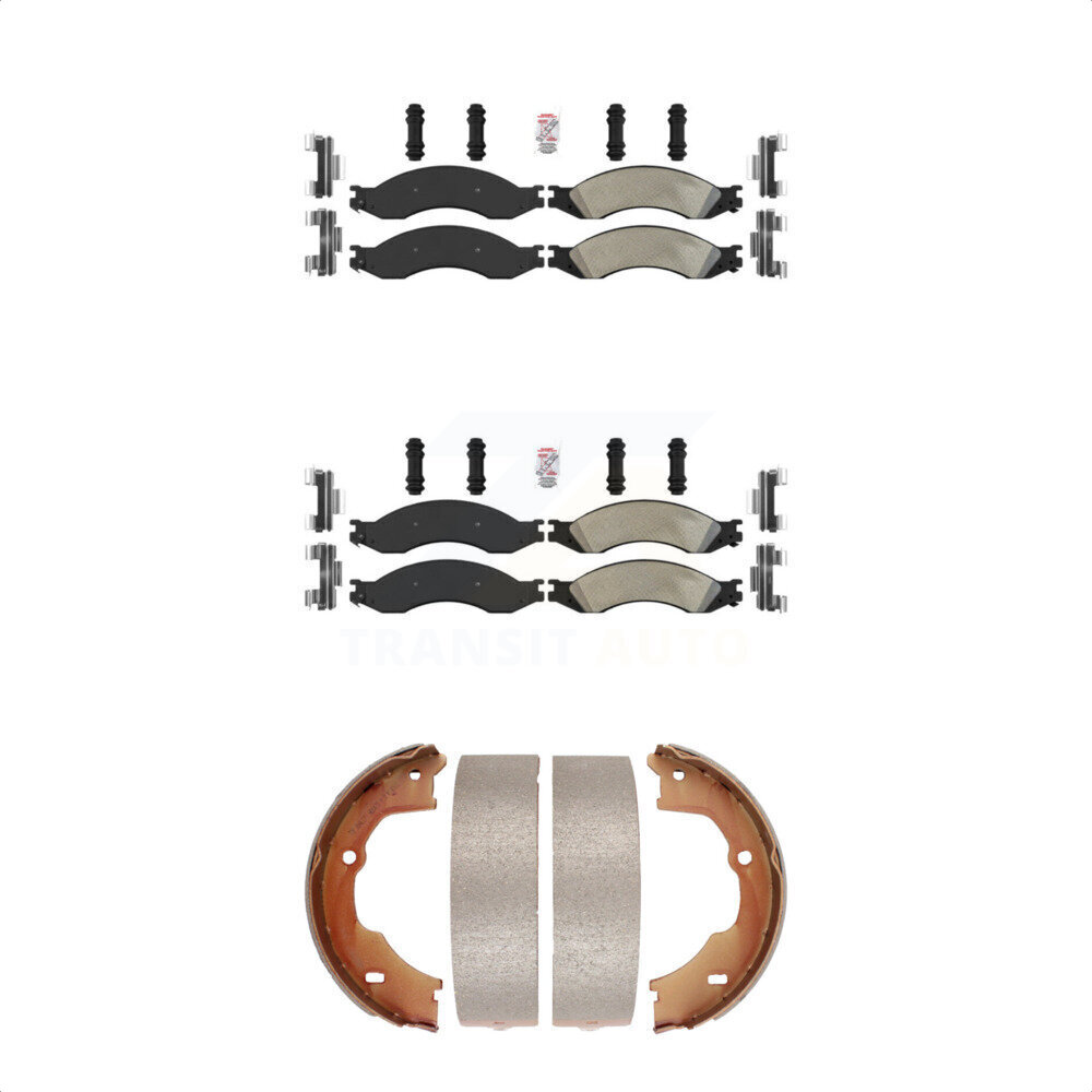 Transit Auto - KNN-100681 - Front and Rear Disc Brake Pad Kits