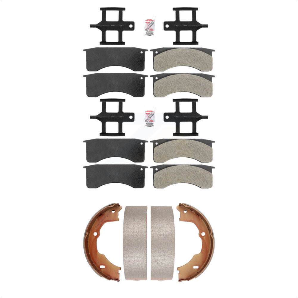 Transit Auto - KNN-100686 - Front and Rear Disc Brake Pad Kits