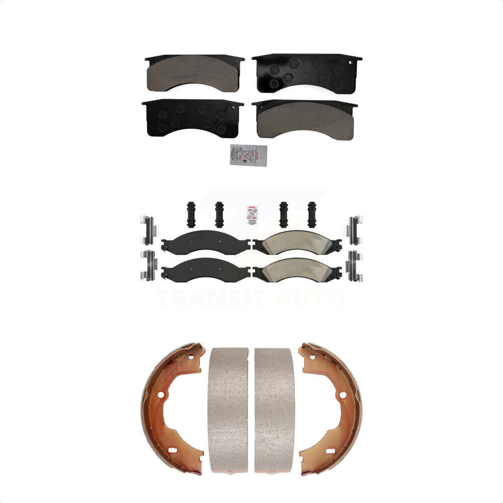 Transit Auto - KNN-100687 - Front and Rear Disc Brake Pad Kits