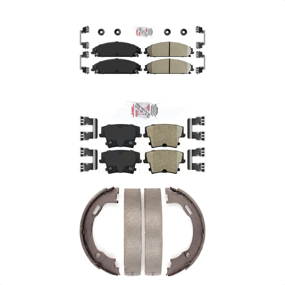 Transit Auto - KNN-100698 - Front and Rear Disc Brake Pad Kits