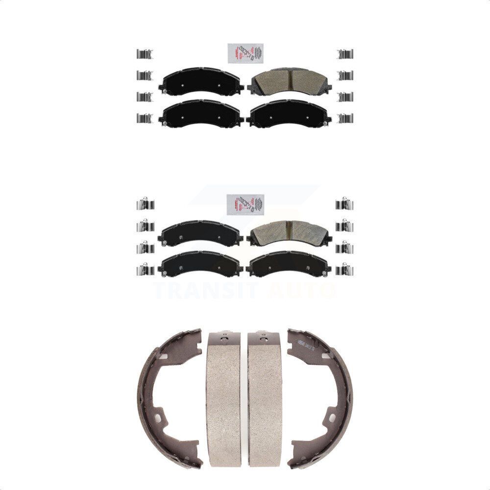 Transit Auto - KNN-100711 - Front and Rear Disc Brake Pad Kits
