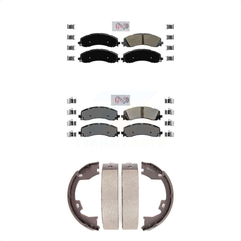 Transit Auto - KNN-100713 - Front and Rear Disc Brake Pad Kits