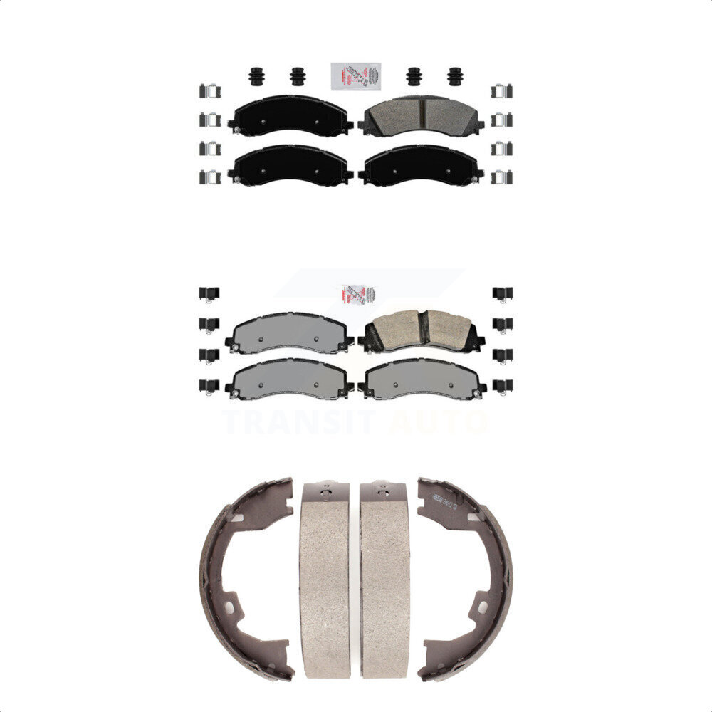 Transit Auto - KNN-100714 - Front and Rear Disc Brake Pad Kits