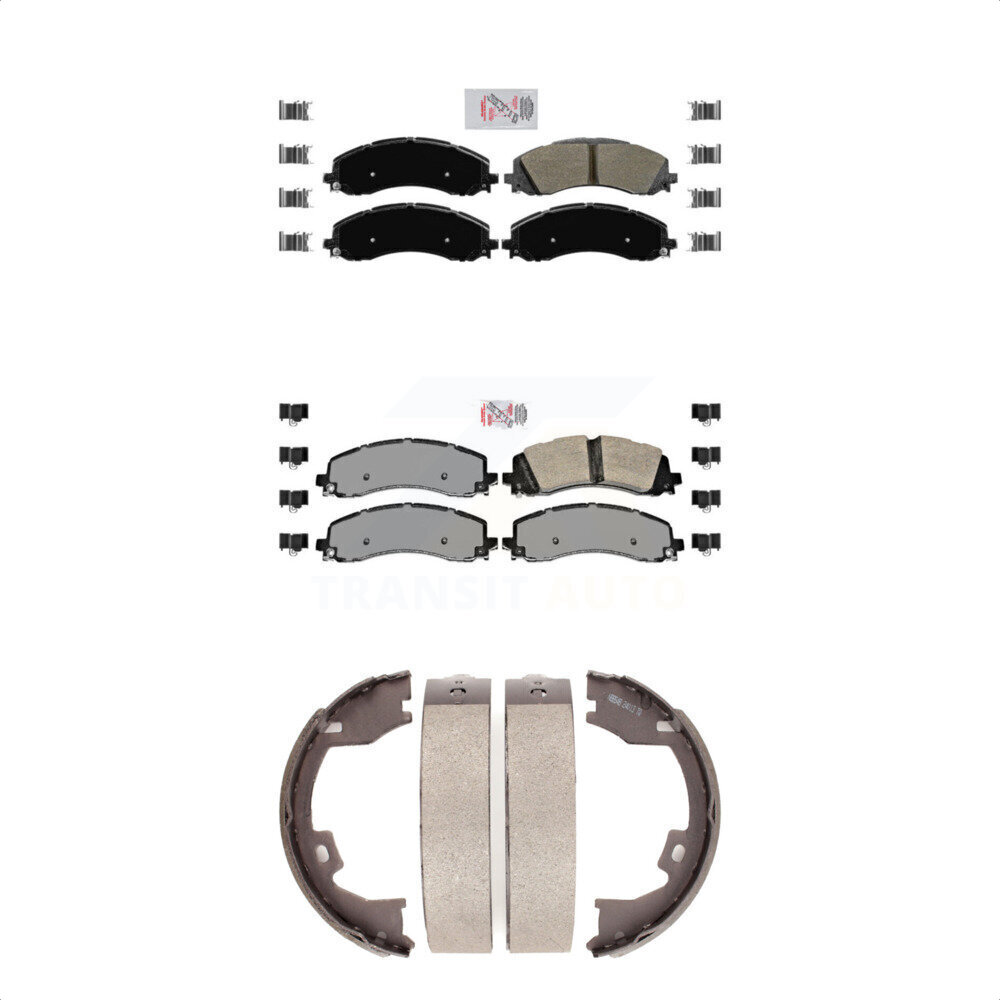 Transit Auto - KNN-100715 - Front and Rear Disc Brake Pad Kits