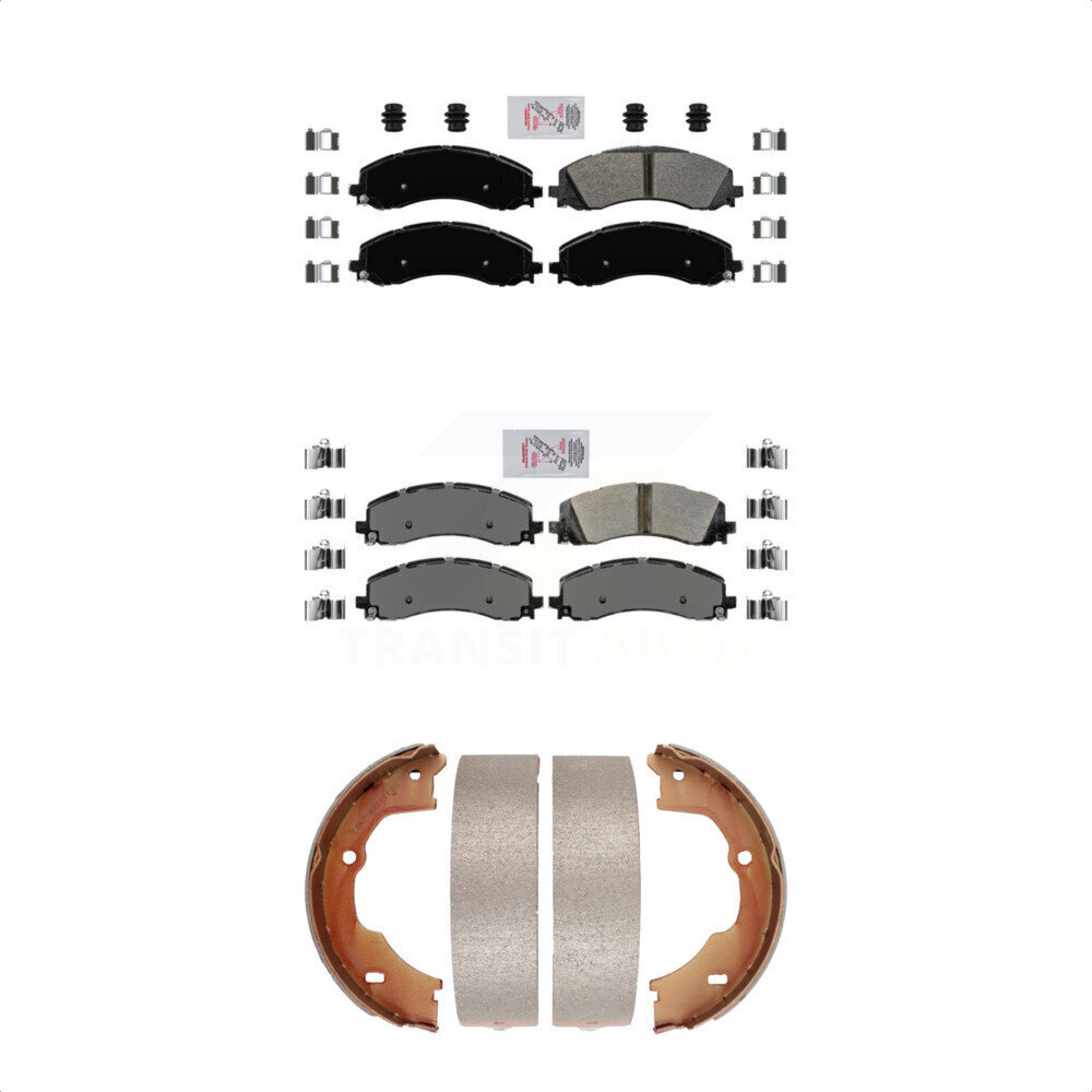 Transit Auto - KNN-100718 - Front and Rear Disc Brake Pad Kits