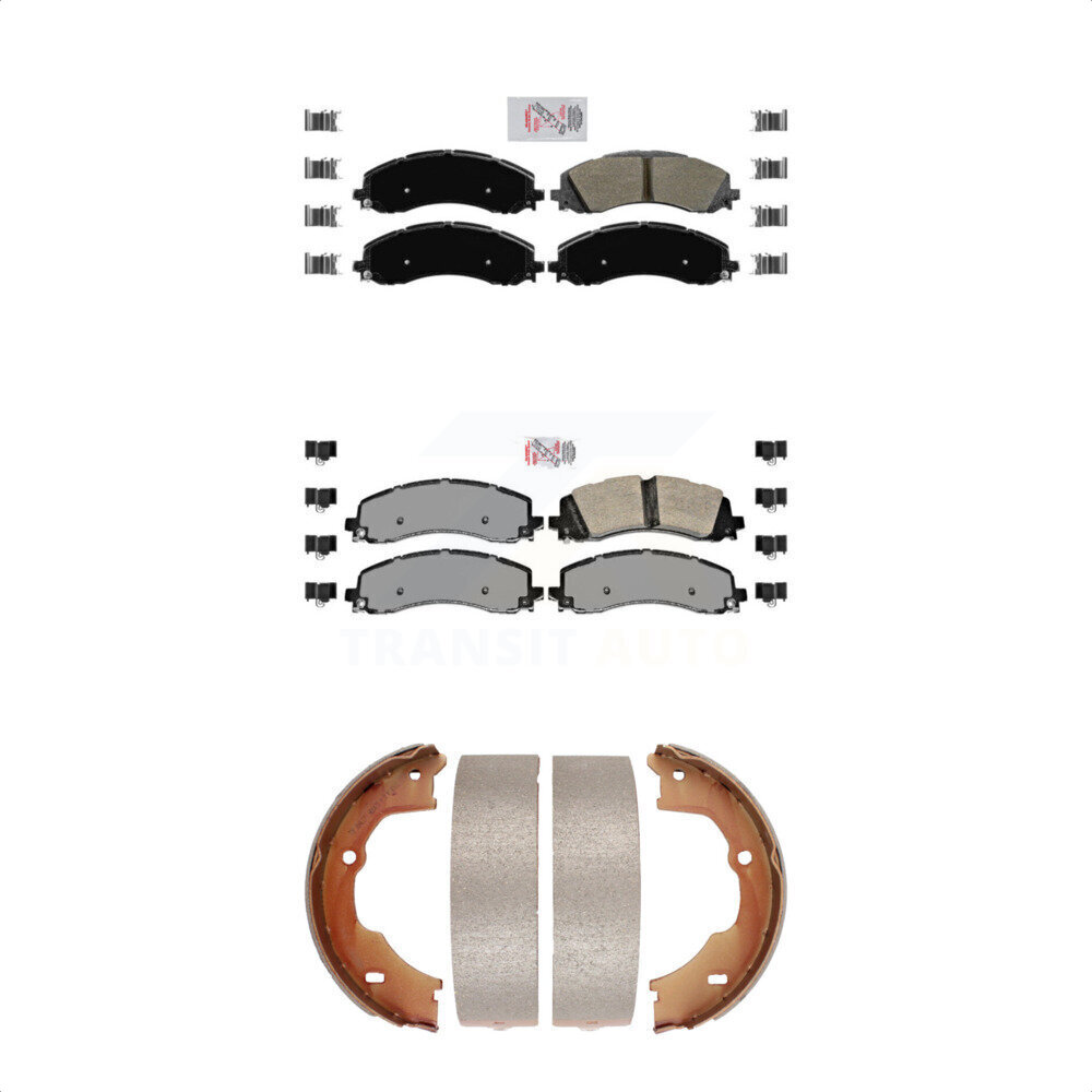 Transit Auto - KNN-100721 - Front and Rear Disc Brake Pad Kits