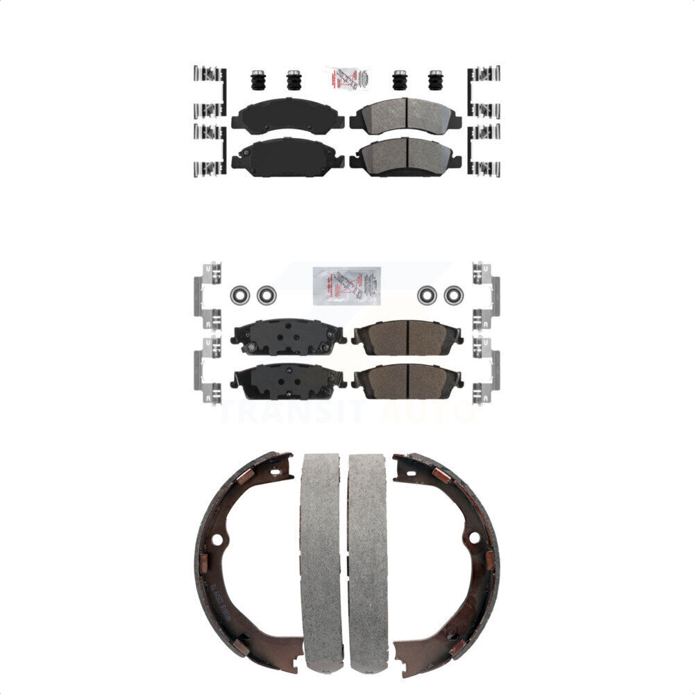 Transit Auto - KNN-100728 - Front and Rear Disc Brake Pad Kits