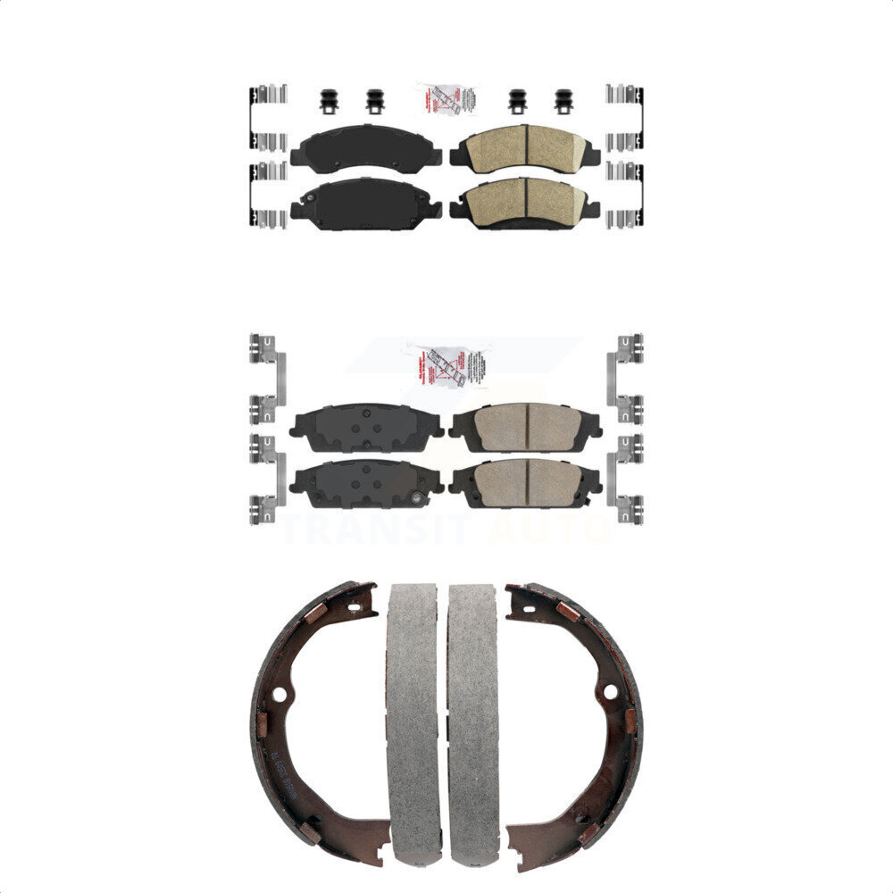 Transit Auto - KNN-100729 - Front and Rear Disc Brake Pad Kits