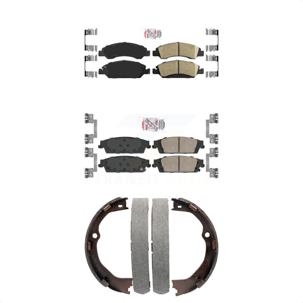 Transit Auto - KNN-100730 - Front and Rear Disc Brake Pad Kits