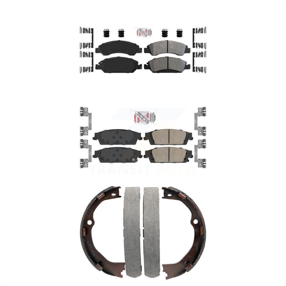 Transit Auto - KNN-100731 - Front and Rear Disc Brake Pad Kits