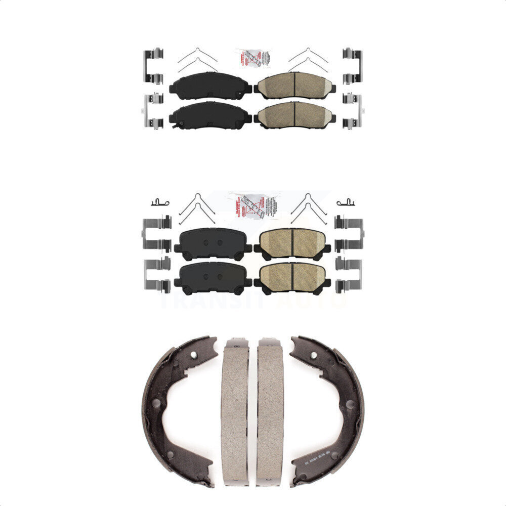 Transit Auto - KNN-100733 - Front and Rear Disc Brake Pad Kits