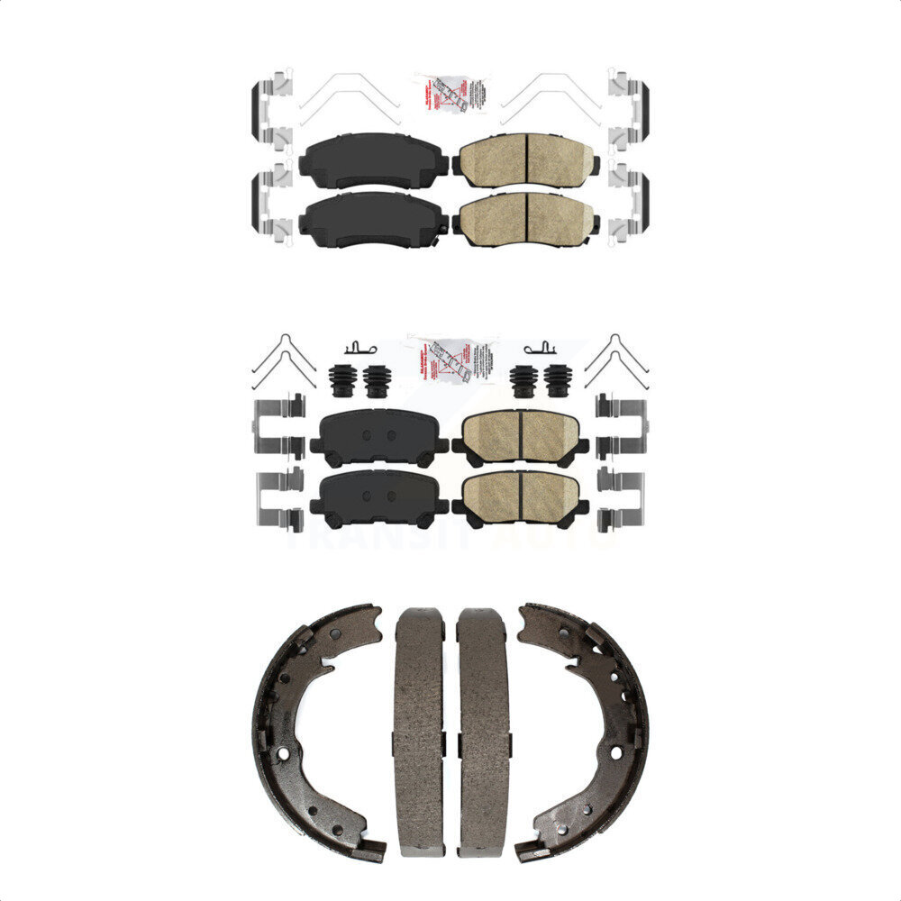 Transit Auto - KNN-100739 - Front and Rear Disc Brake Pad Kits