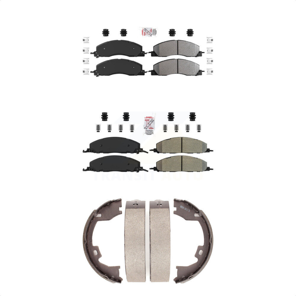 Transit Auto - KNN-100740 - Front and Rear Disc Brake Pad Kits