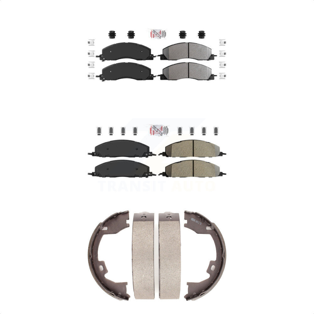 Transit Auto - KNN-100742 - Front and Rear Disc Brake Pad Kits