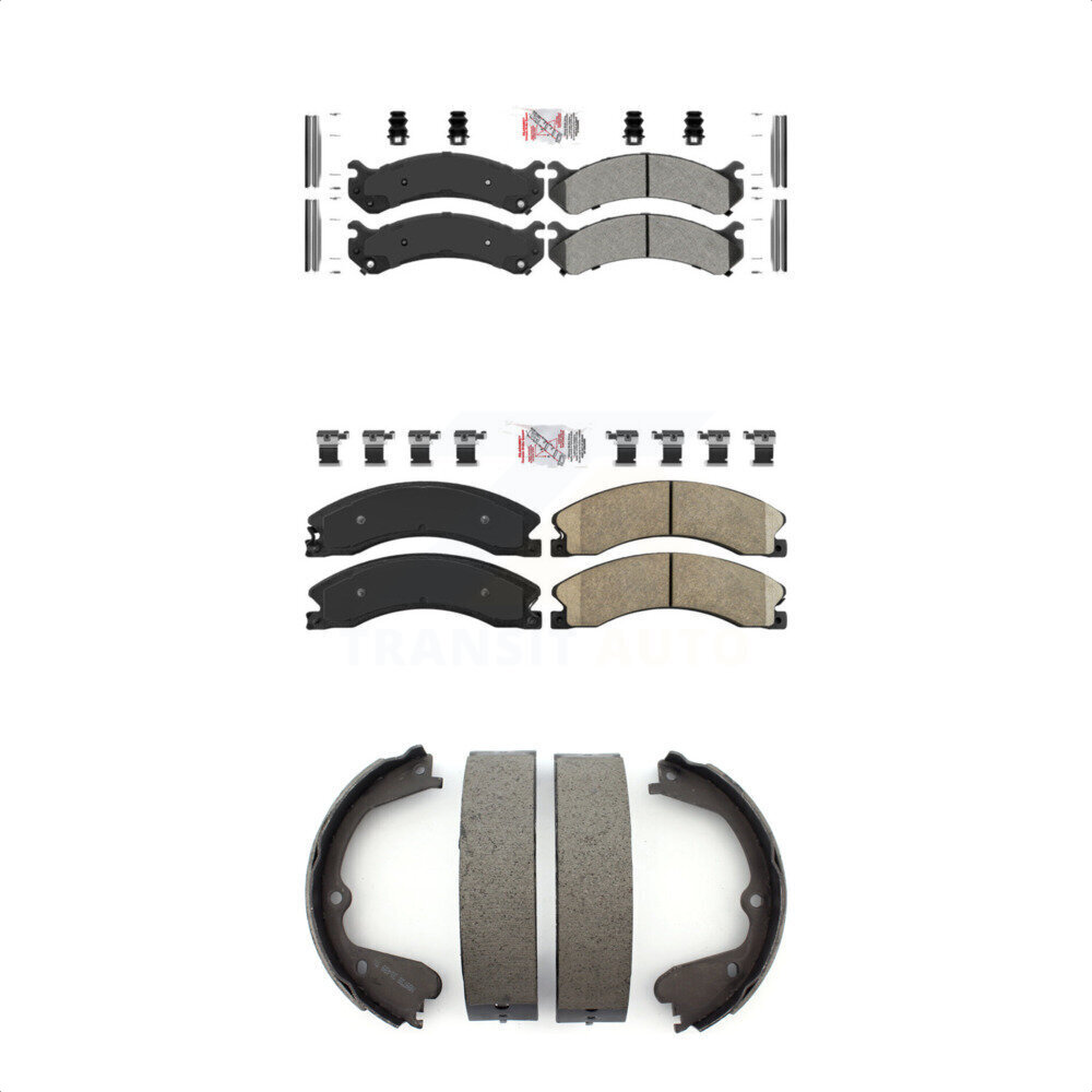 Transit Auto - KNN-100770 - Front and Rear Disc Brake Pad Kits