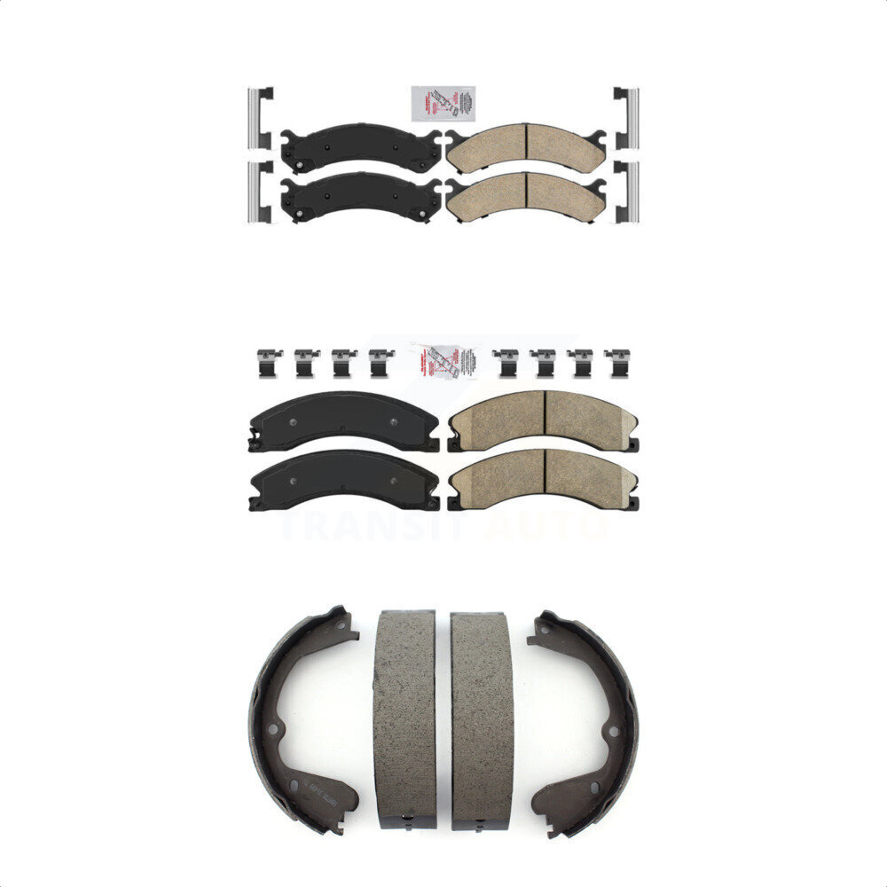 Transit Auto - KNN-100771 - Front and Rear Disc Brake Pad Kits