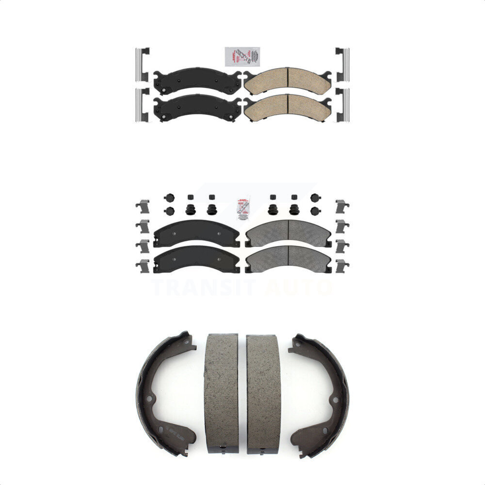 Transit Auto - KNN-100775 - Front and Rear Disc Brake Pad Kits