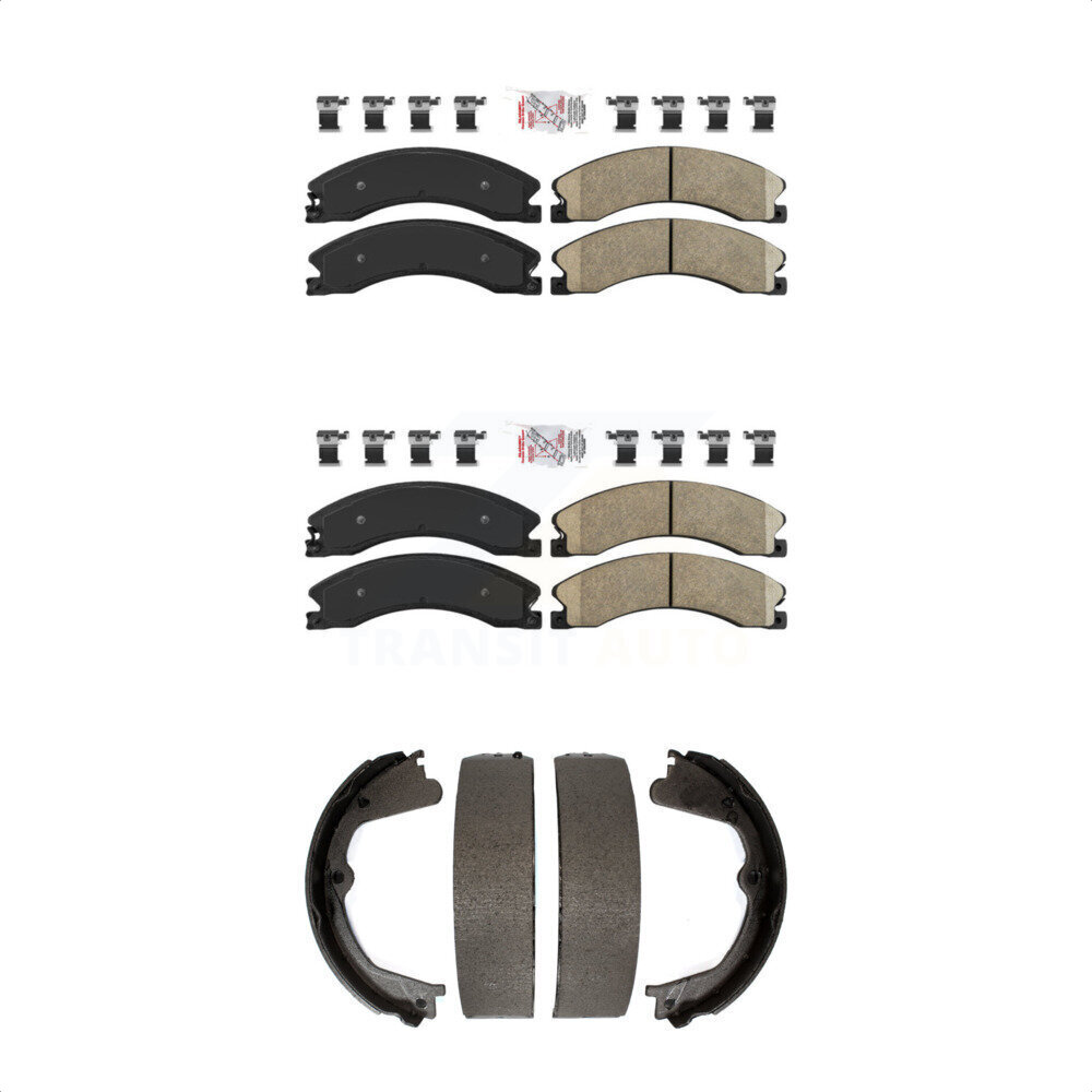 Transit Auto - KNN-100780 - Front and Rear Disc Brake Pad Kits