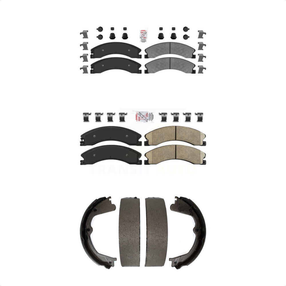 Transit Auto - KNN-100781 - Front and Rear Disc Brake Pad Kits