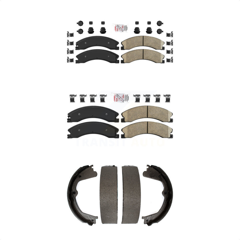 Transit Auto - KNN-100782 - Front and Rear Disc Brake Pad Kits