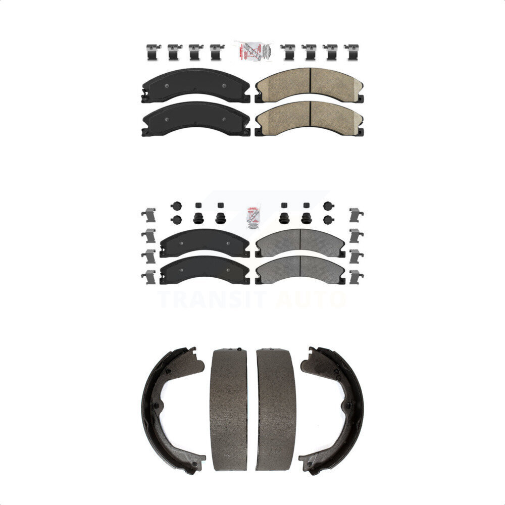 Transit Auto - KNN-100783 - Front and Rear Disc Brake Pad Kits