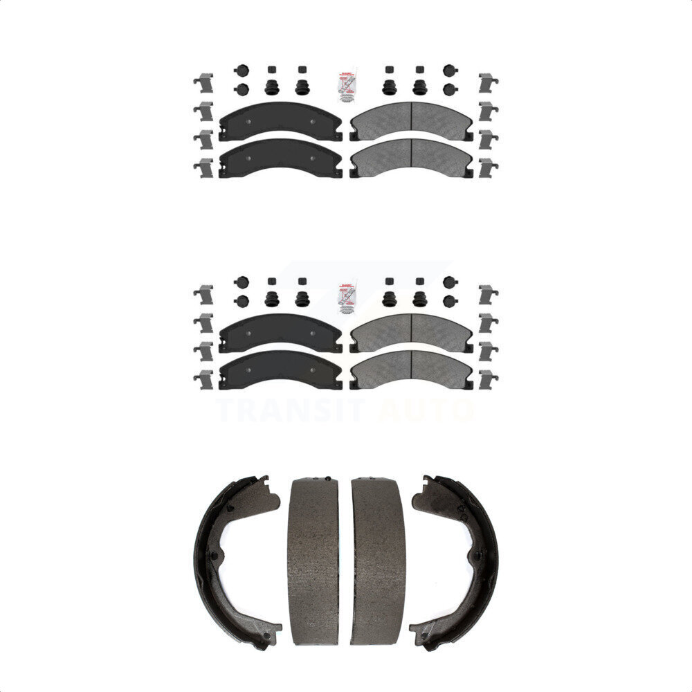 Transit Auto - KNN-100784 - Front and Rear Disc Brake Pad Kits
