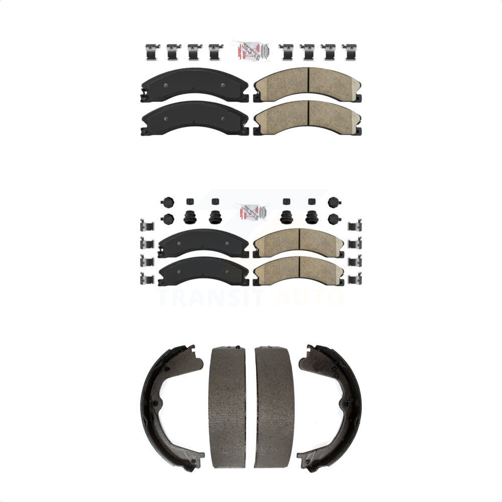 Transit Auto - KNN-100786 - Front and Rear Disc Brake Pad Kits