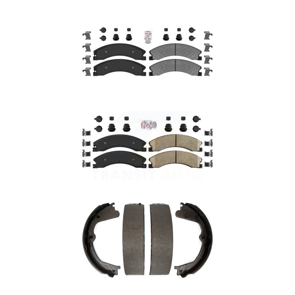 Transit Auto - KNN-100787 - Front and Rear Disc Brake Pad Kits