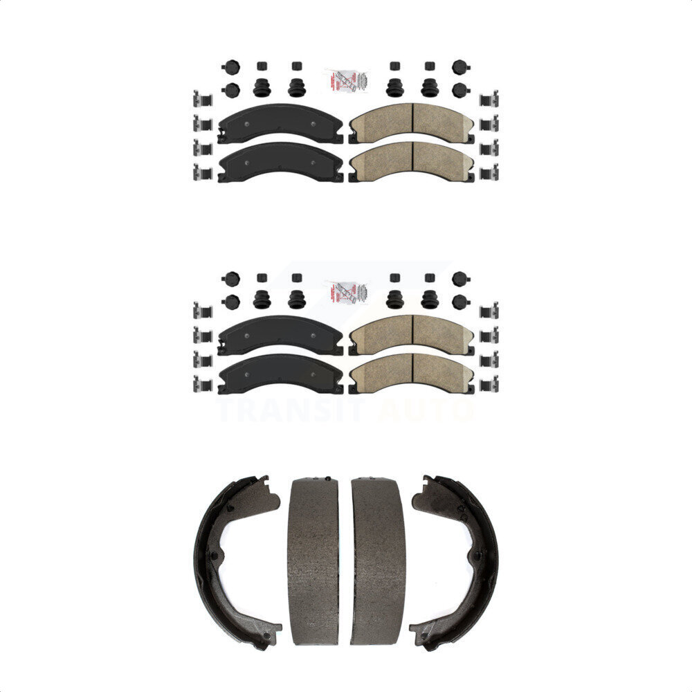 Transit Auto - KNN-100788 - Front and Rear Disc Brake Pad Kits
