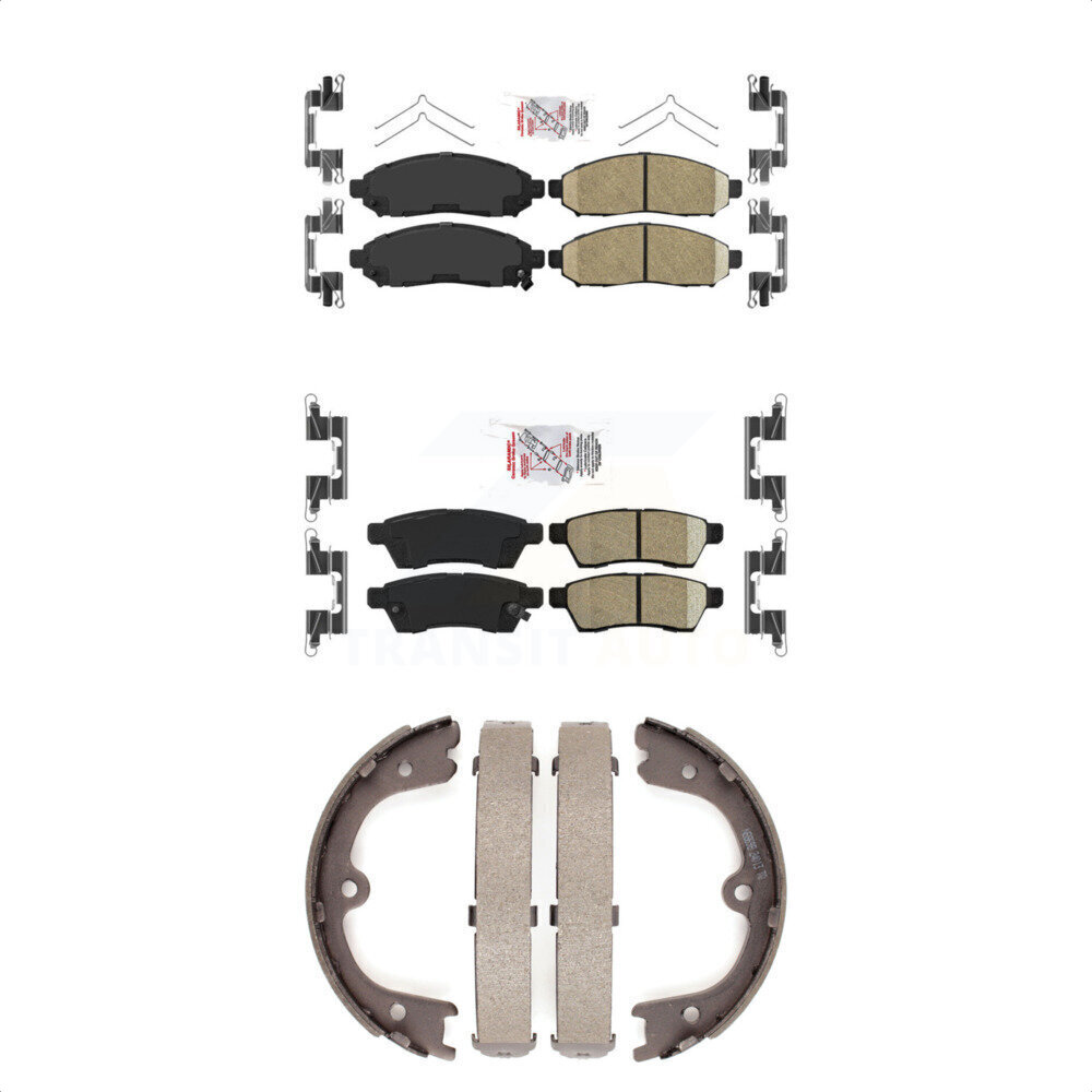 Transit Auto - KNN-100795 - Front and Rear Disc Brake Pad Kits