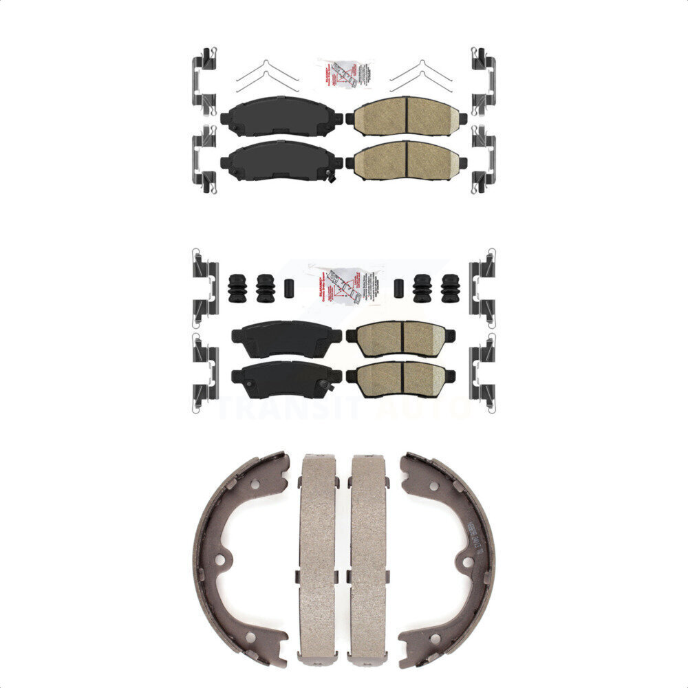 Transit Auto - KNN-100797 - Front and Rear Disc Brake Pad Kits