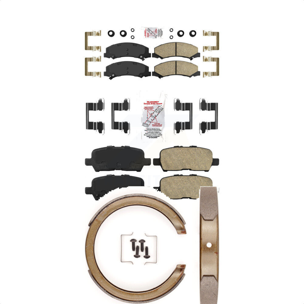 Transit Auto - KNN-100801 - Front and Rear Disc Brake Pad Kits