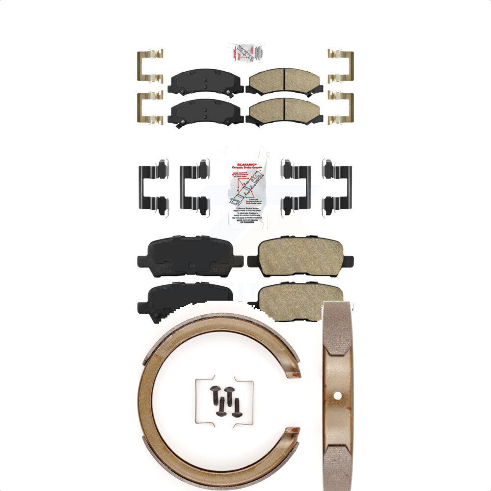 Transit Auto - KNN-100802 - Front and Rear Disc Brake Pad Kits